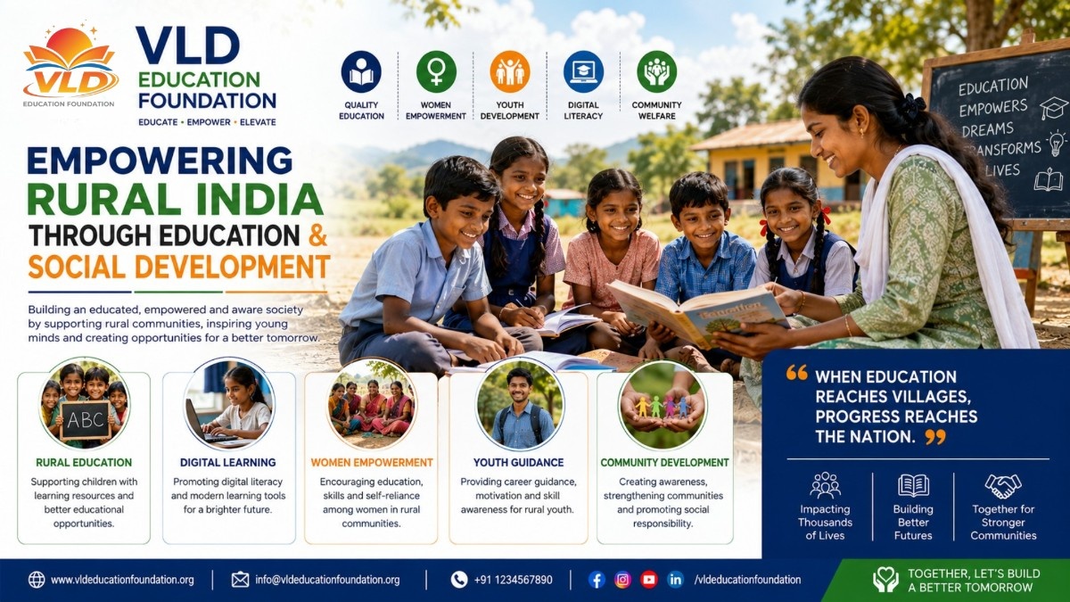 Empowering Rural India Through Education & Social Development – VLD Education Foundation