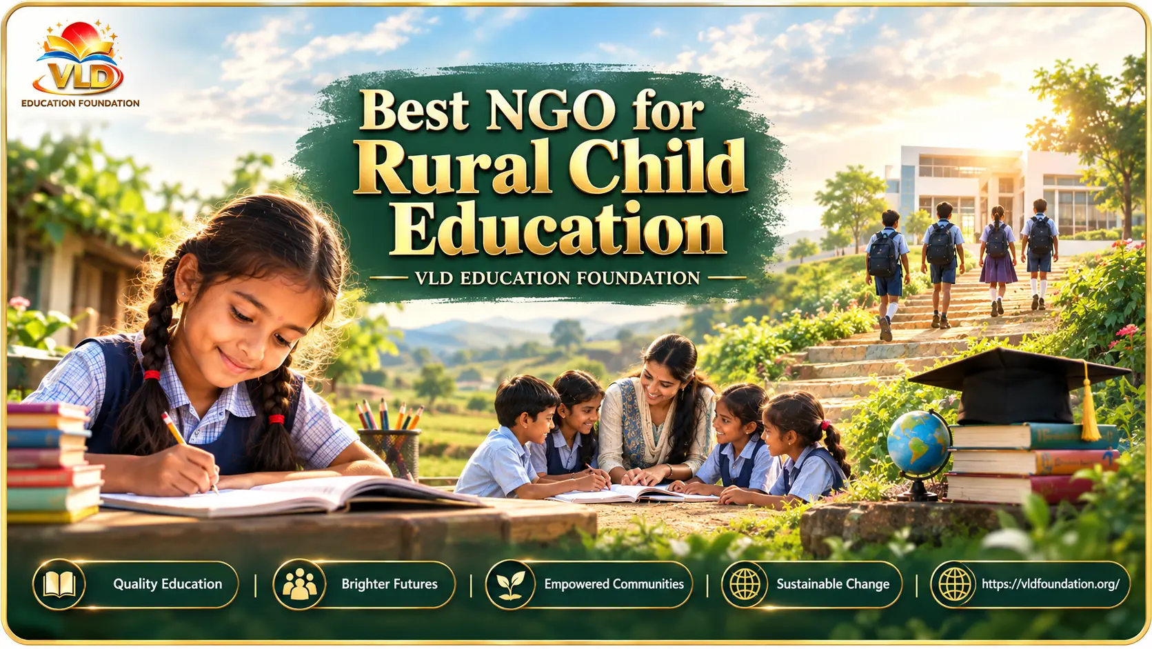 ग्रामीण शिक्षण सुधारण्यासाठी VLD Education Foundation चे योगदान