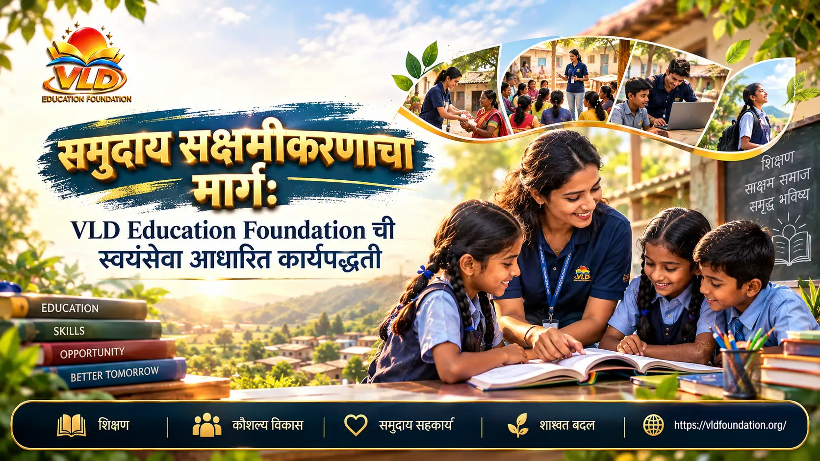समुदाय सक्षमीकरणाचा मार्ग: VLD Education Foundation ची स्वयंसेवा आधारित कार्यपद्धती