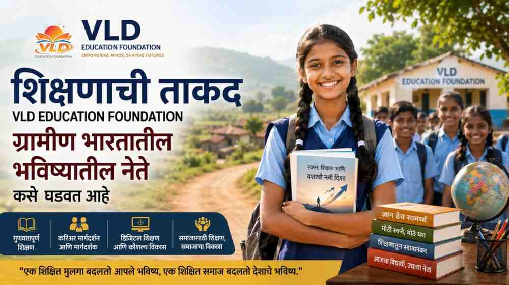 शिक्षणाची ताकद : VLD Education Foundation ग्रामीण भारतातील भविष्यातील नेते कसे घडवत आहे