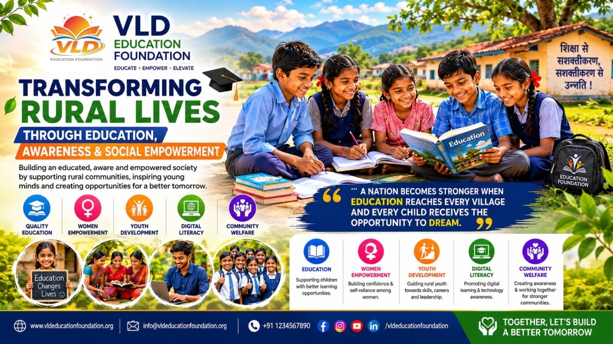 VLD Education Foundation – Transforming Rural Lives Through Education, Awareness & Social Empowerment
